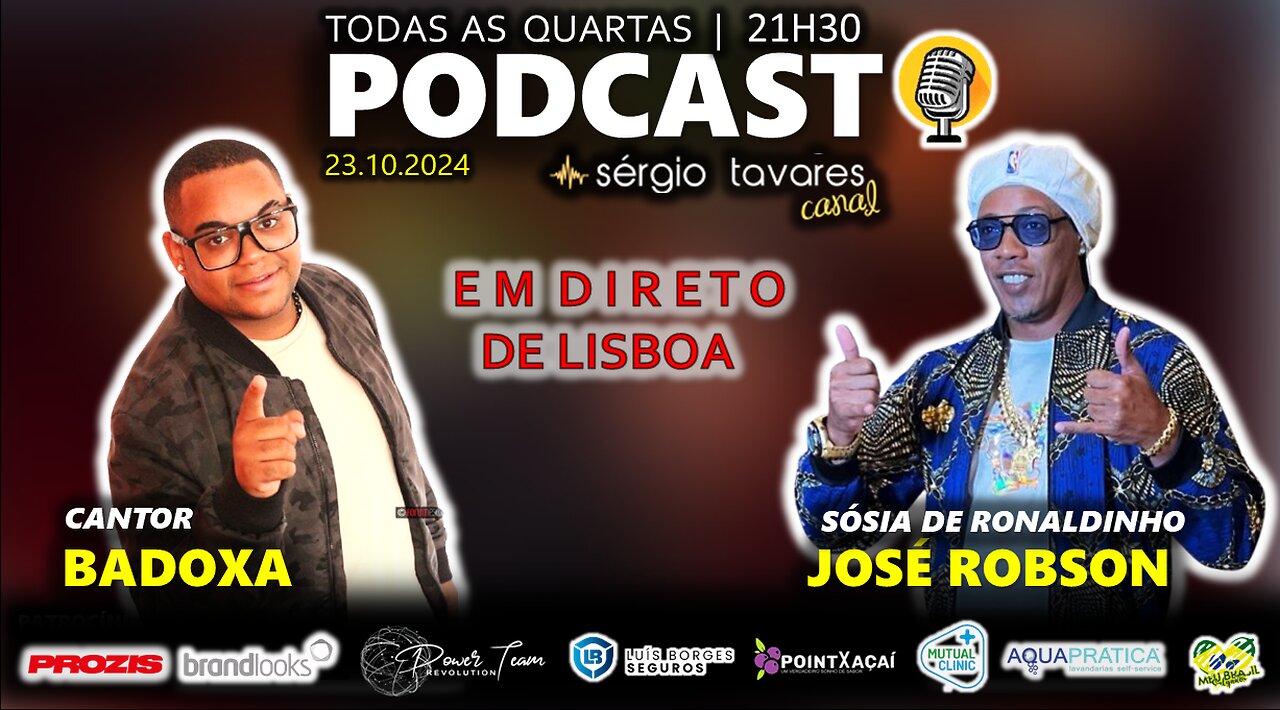 🇵🇹|🎙𝗣𝗢𝗗𝗖𝗔𝗦𝗧: Badoxa e José Robson - Episódio 21