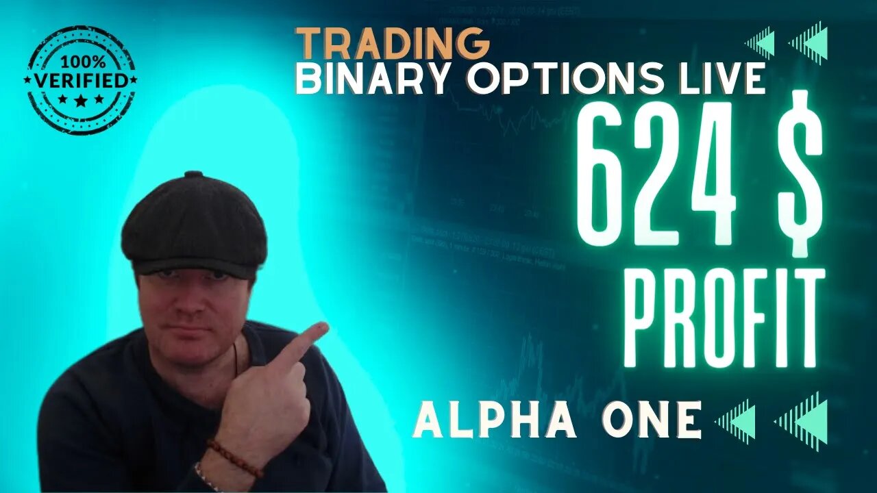 💰624 Dollar Profit From Trading Binary Options Live 😎