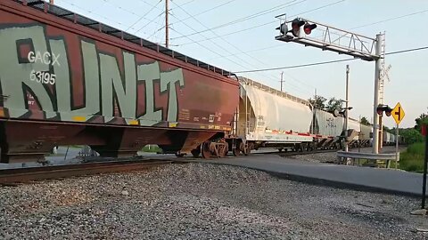 BNSF Northbound @ Tenbrook Rd. Arnold, MO 5-29-22.