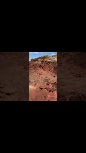 Red sand and mud on PEI