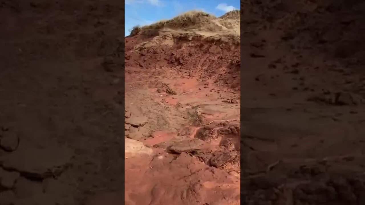 Red sand and mud on PEI