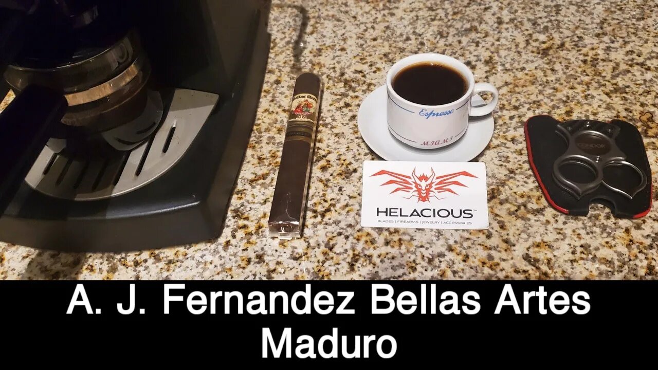 A.J. Fernandez Bellas Artes Maduro cigar review