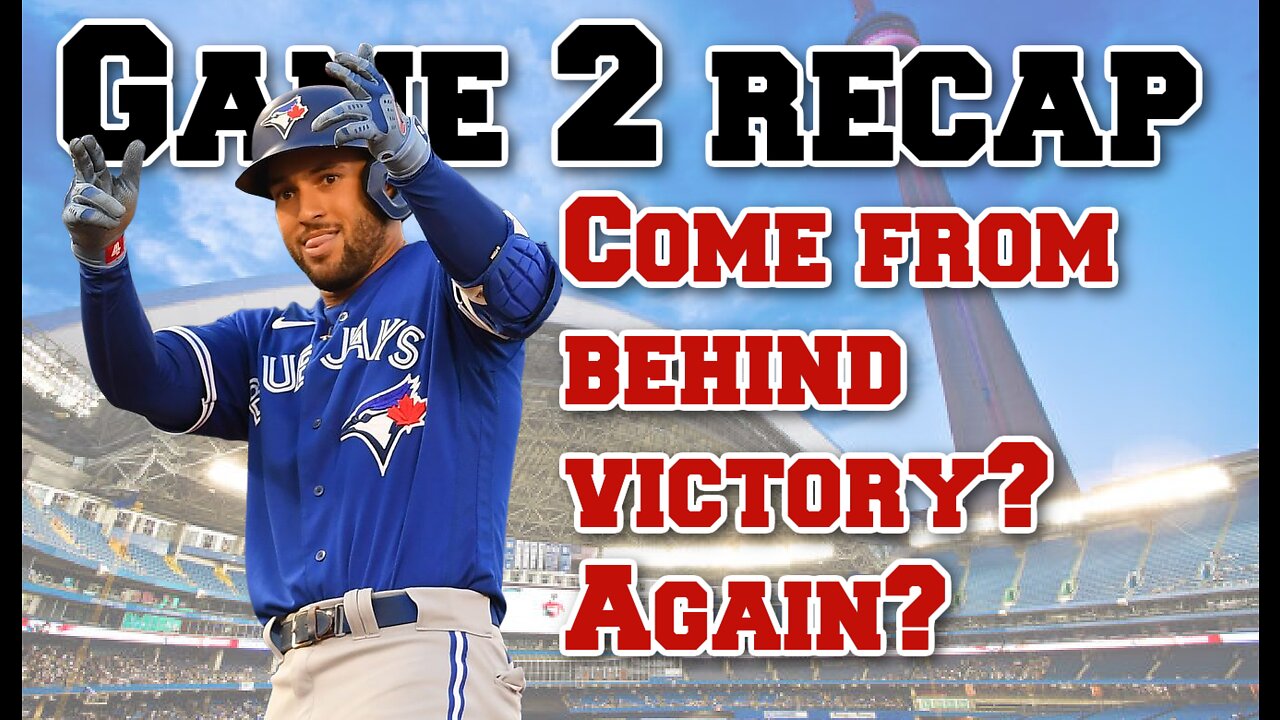 Game 2 Recap: Tigers vs Toronto Blue Jays. WHO LOVES A COMEBACK?!