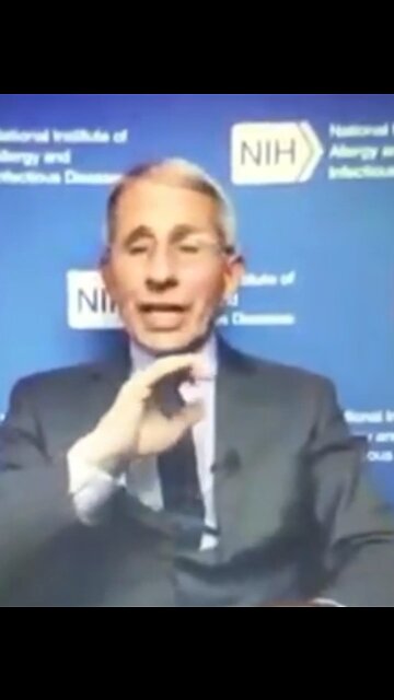 A Fauci vid taken down from TikTok after 30k views