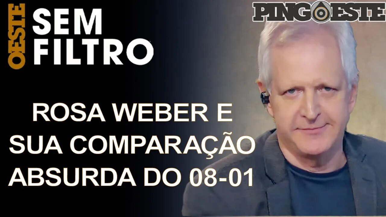 Rosa Weber faz comparação absurda