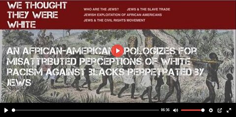 DONTELL JACKSON - WE THOUGHT THEY WERE WHITE (Majority of slave traders in America were Jews, NOT White European)