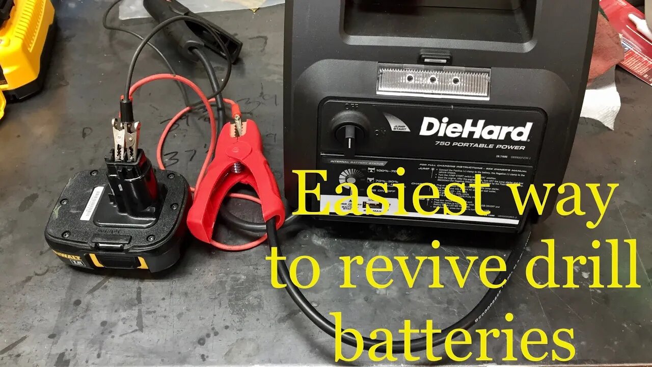 How to Revive a Drill Battery. EASY!!!