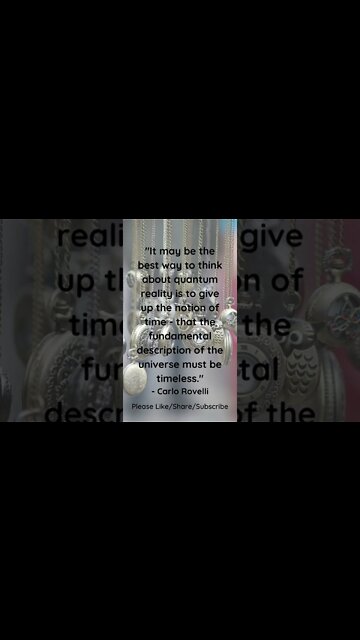 Give Up the Notion of Time