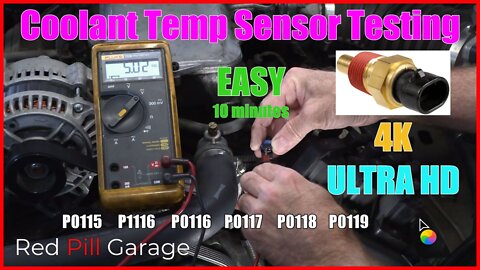 How To Test and Replace an Engine Coolant Temperature Sensor. Ep29