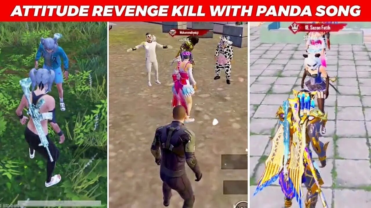 Attitude With Revenge Kill 😈 With Panda Song - Part 2 - Xbot 2.0