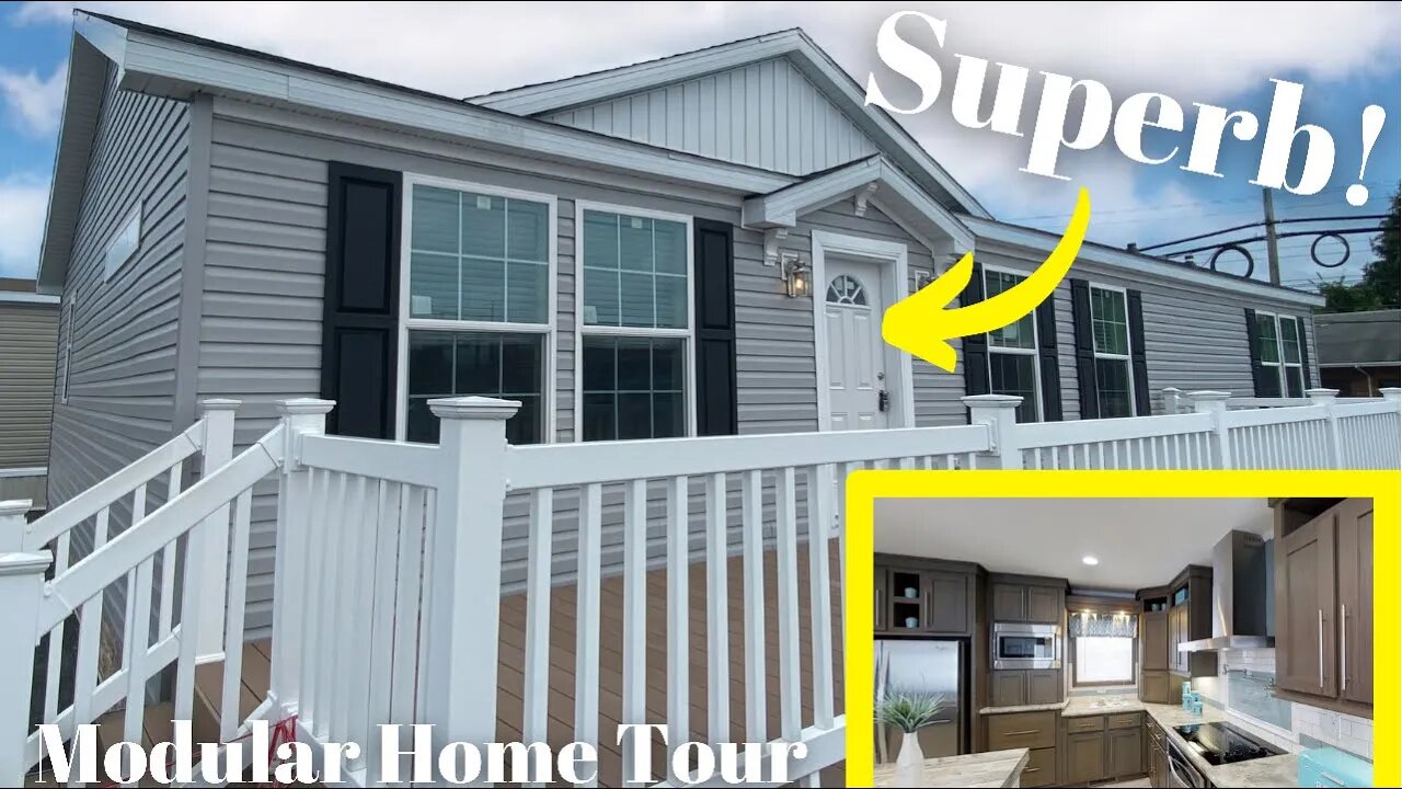 SUPERB Modular Home You’re going to want a CLOSE-UP of! | Home Tour