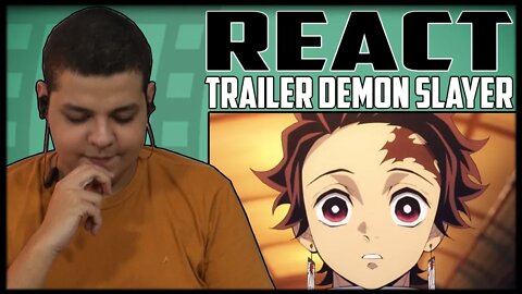 React Demon Slayer: O Trem Infinito Trailer | O Manga mais vendido do Ano