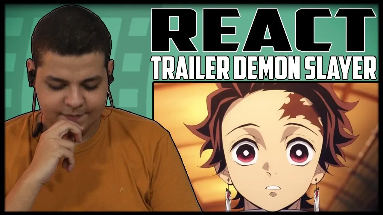 React Demon Slayer: O Trem Infinito Trailer | O Manga mais vendido do Ano