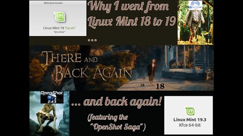 Why I Went From Linux Mint 18 to 19 ... And Back Again! Ft. The Desolation of OpenShot 2.4+