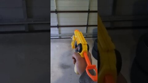 Modified/Upgraded Single Shot Hand Nerf Gun - Turn Volume up - Subscribe for more Videos