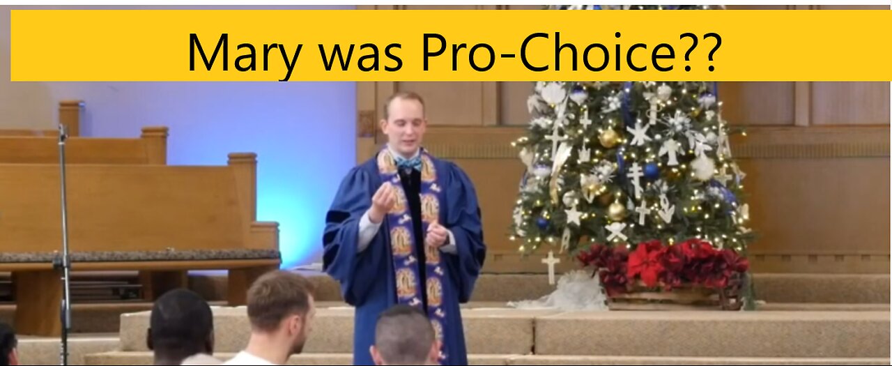 Mary was Pro-Choice? WOKE UCC Pastor proclaims - University Christian Church-United Church of Christ