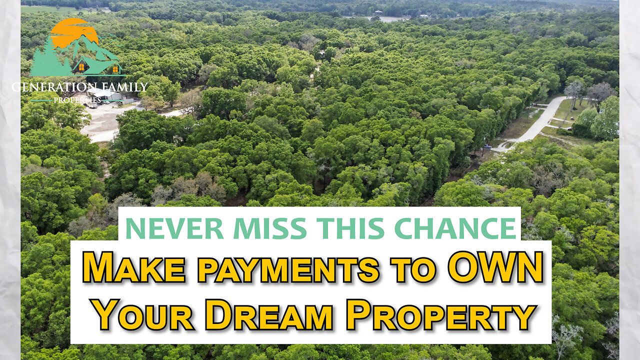 Make payments to OWN Your Dream Property || Gilchrist County Florida