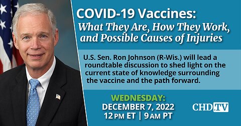 U.S. Sen. Ron Johnson Roundtable on COVID-19 Vaccines