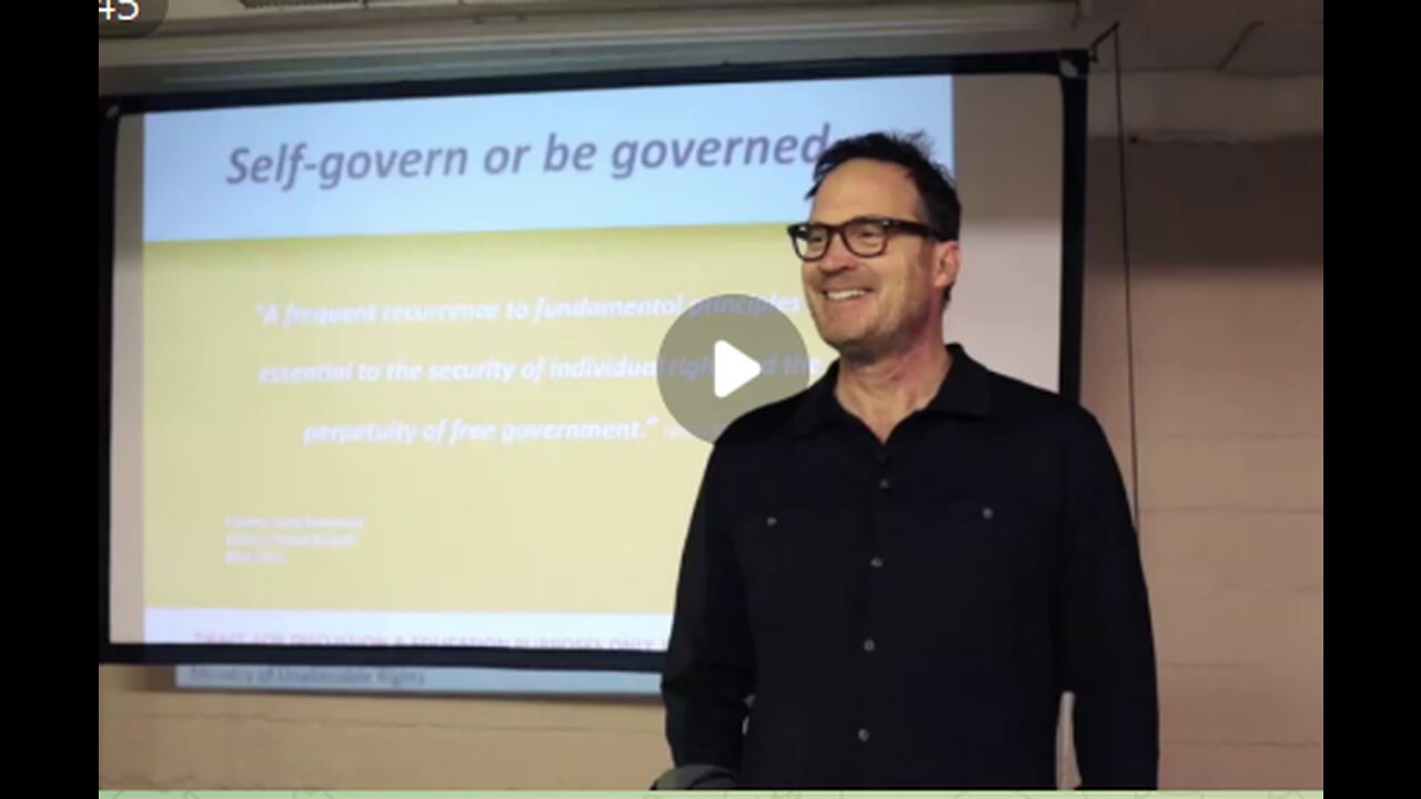 Explore principles for individual or collective self governance.