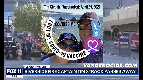 Riverside Fire Captain Tim Strack Dies Suddenly 💉(April 2023)