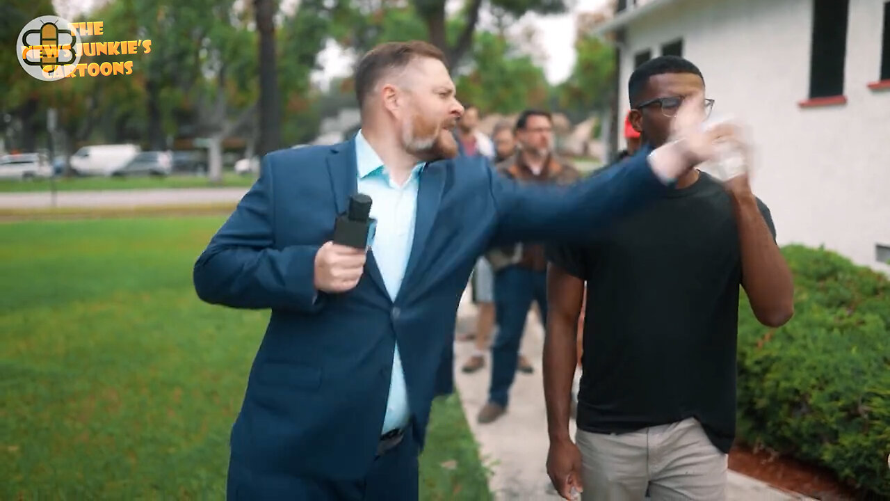 Hilarious "White Democrat Shocked As Black Man Gets ID" video from The Babylon Bee.