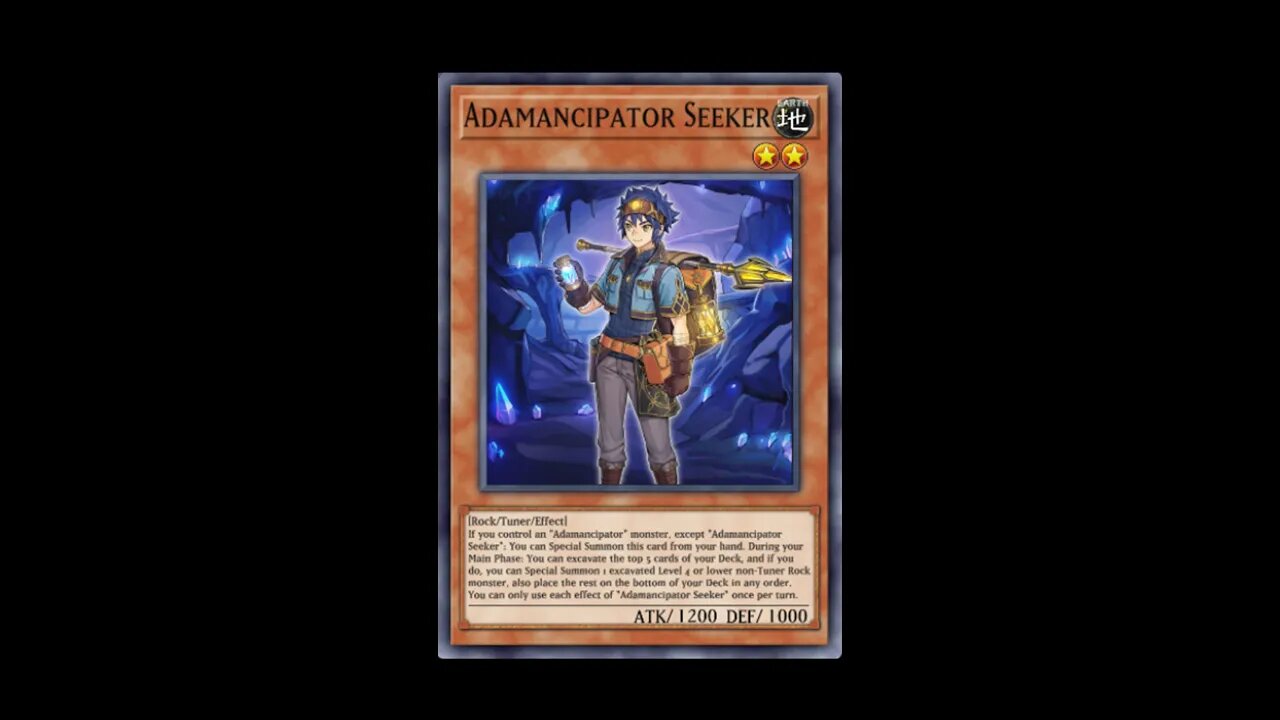 Yu Gi Oh! Adamancipator Seeker