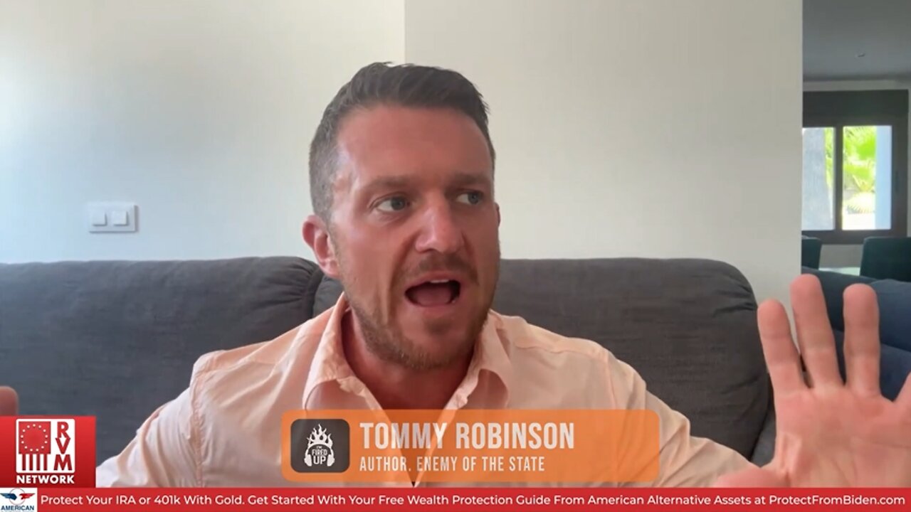 Documentary Filmmaker Tommy Robinson Forced To Flee His Home Country For Speaking Truth To Power