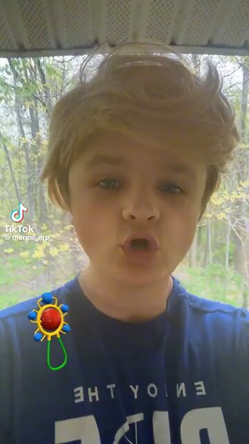 Baby Trump gets more than he bargained for while bird watching