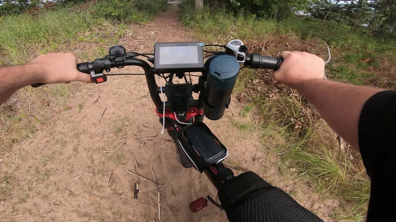 Ludington Park on the E-Bike ( ARIEL RIDER GRIZZLY )