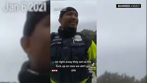DC Cop Claims They Were Set Up on Jan 6th