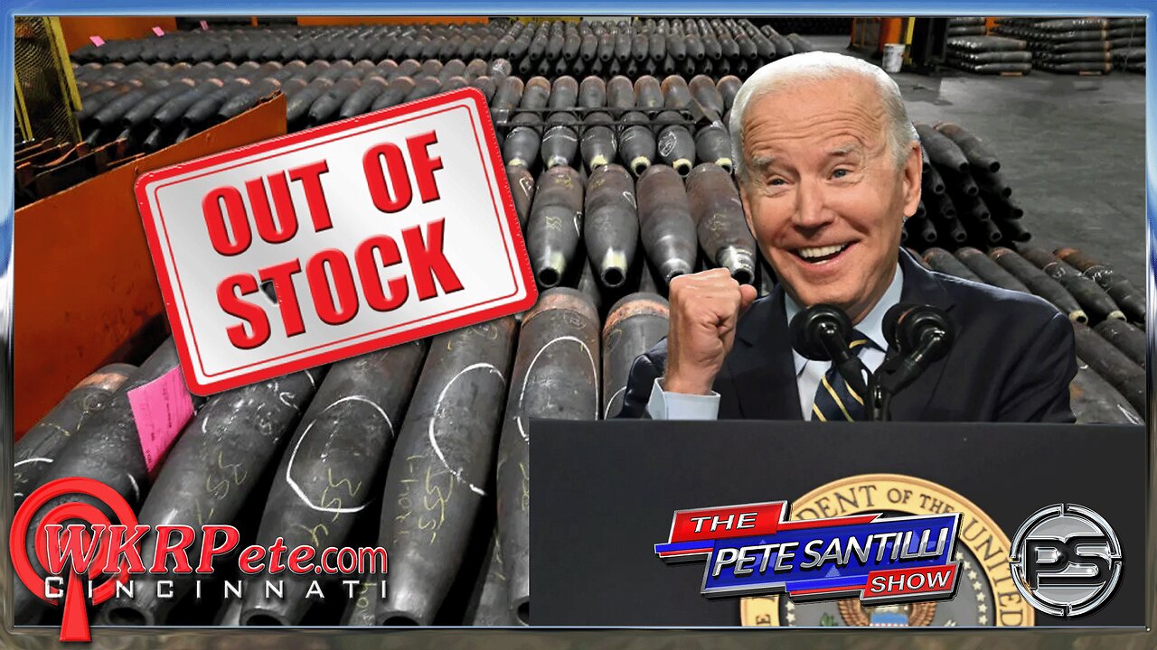 Geriatric Imbecile Publicly Announces The US Is Out Of Ammunition