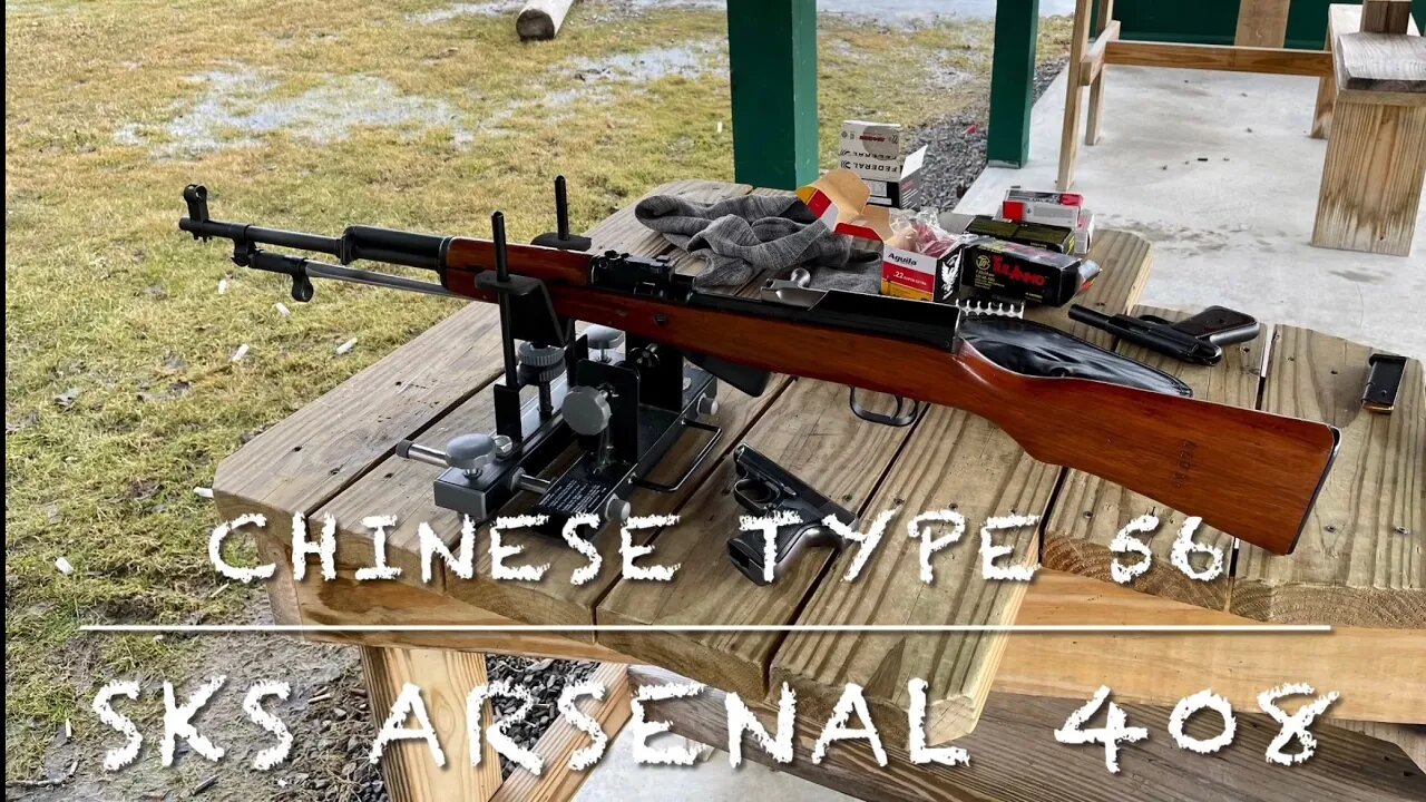 Chinese type 56 SKS 7.62x39 semi auto rifle arsenal 408 military issue