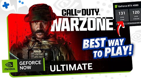 Call of Duty WARZONE on GeForce Now ULTIMATE 4K | FULL Match!