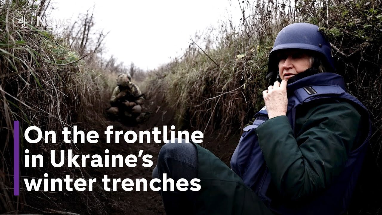 Dodging Russian bullets in Ukraine's freezing trenches