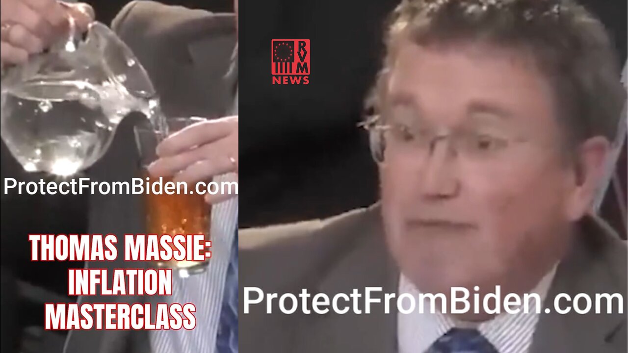 Thomas Massie Explains Bidenflation With A Simple Science Experiment