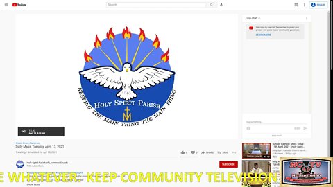 NCTV45 CATHOLIC MASS FROM HOLY SPIRIT PARISH (ST VITUS) 9 AM TUESDAY APRIL 13 2021