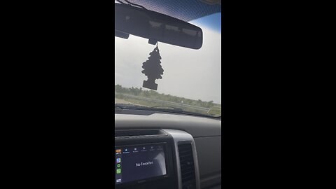 Mountains Disappearing Behind Storm