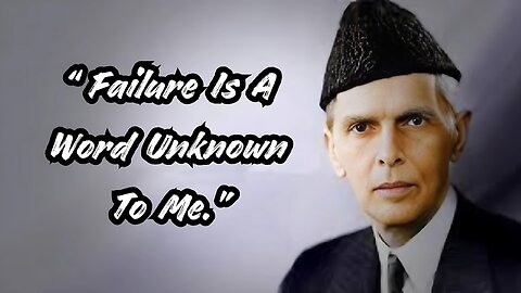 Quaid e Azam's Quotes | Motivational Life lessons by Muhammad Ali Jinnah | Thinking Tidbits