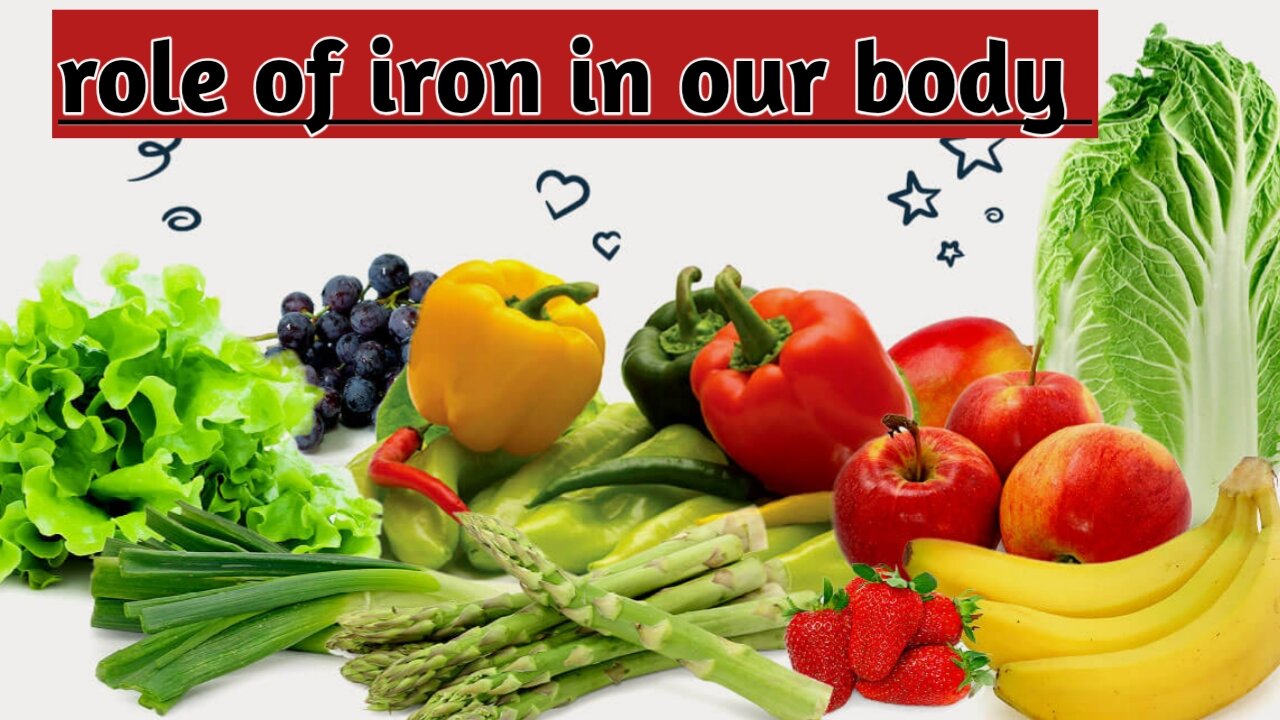 Importance of iron in our body|irons deficiency