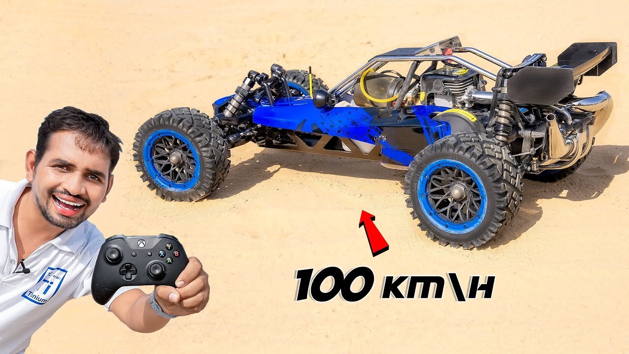 World's Most Powerful Rc Car - Petrol Engine 100km/h