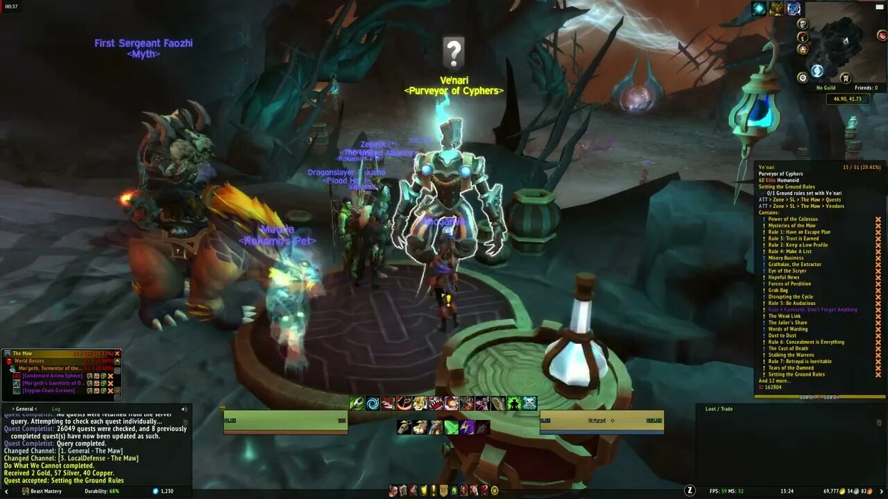 Growing in Power WoW Shadowlands Quest completionist guide