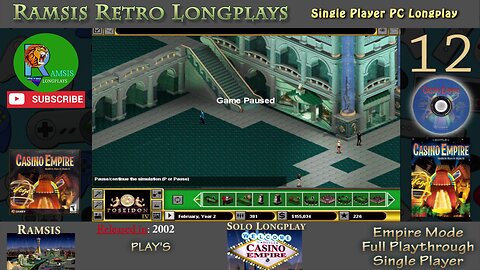 Hoyle Casino Empire | PC Game | 2002 | Casino #7 - The Poseidon | Episode #12 | Retro Longplay