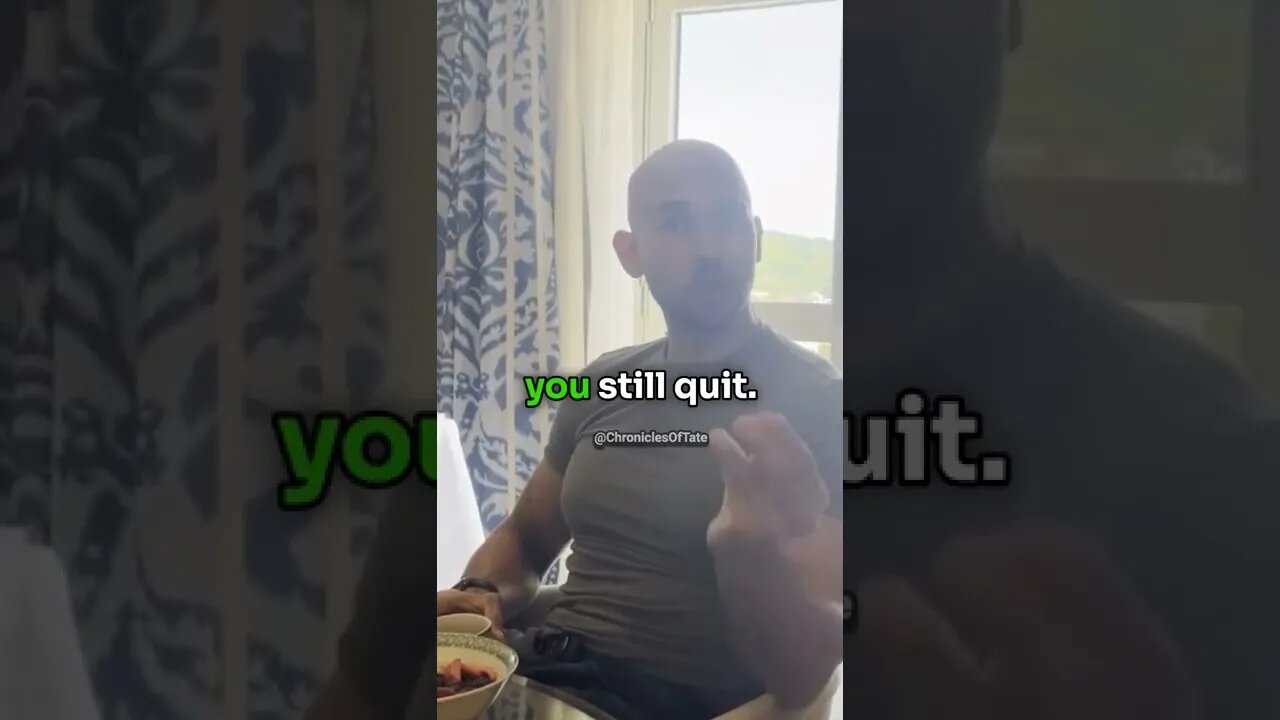 Andrew Tate Hates Quitters😂