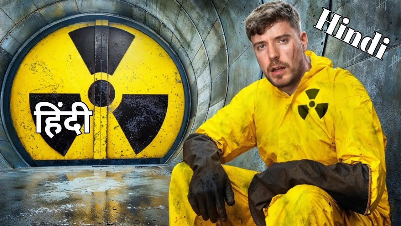 Survive 100 Days In Nuclear Bunker, Win $500,000 mrbeast hindi l Mr beast in hindi l ‪‪‪‪@MrBeast‬