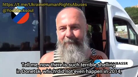 DPR militiaman blames America for Ukrainian shelling of Donetsk city