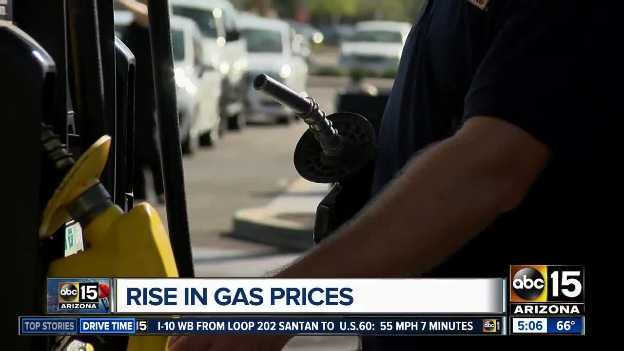 Gas prices on the rise