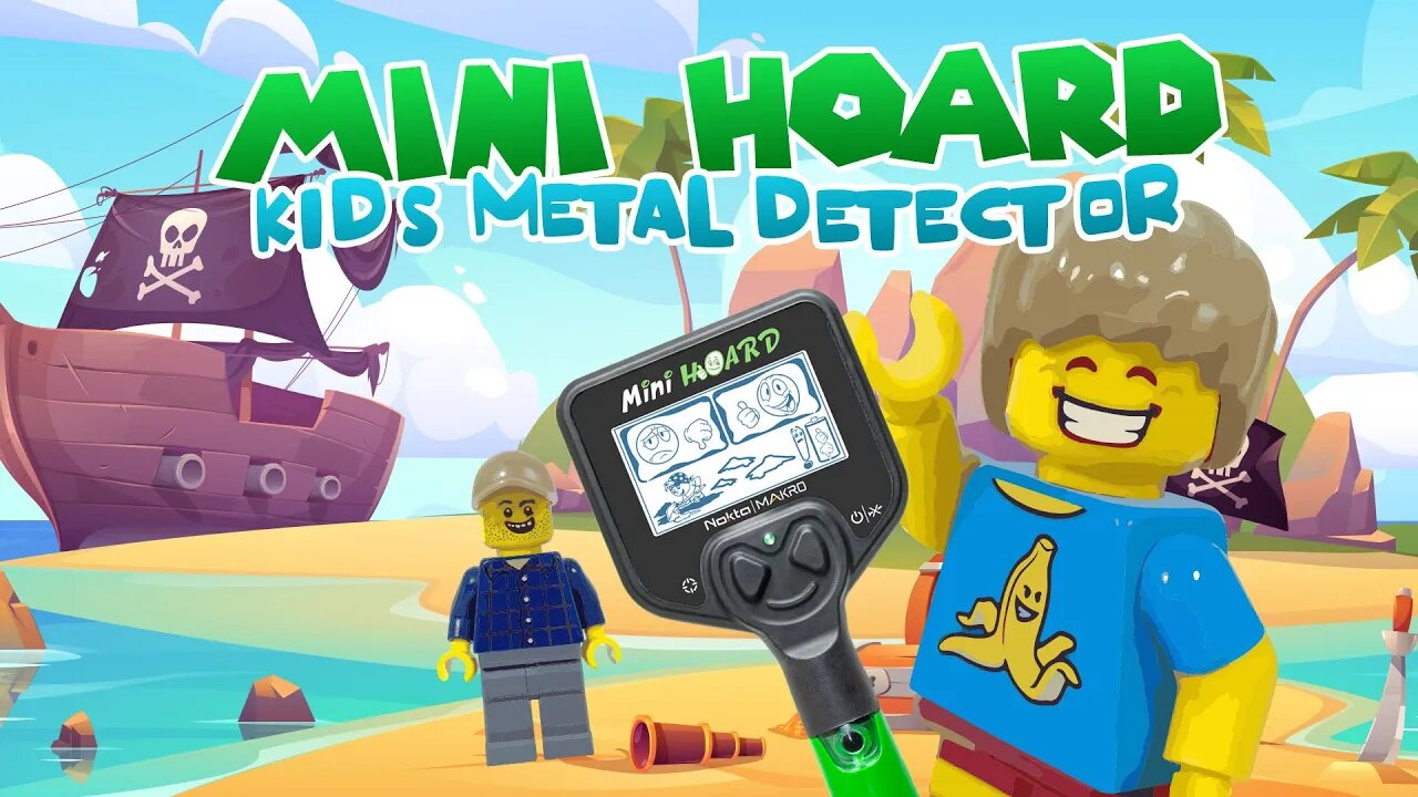 Mini Hoard Waterproof Kids Metal Detector! Father and Son Review