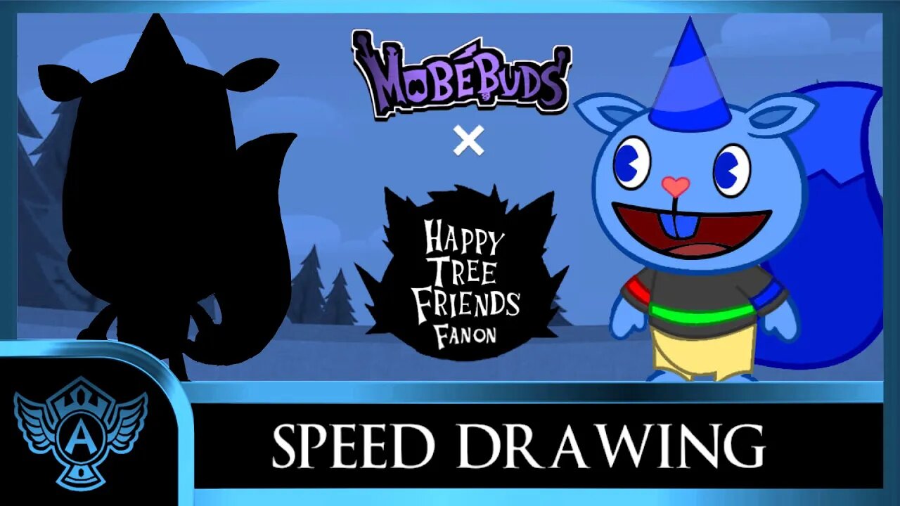 Speed Drawing: Happy Tree Friends Fanon - BV | Mobebuds Style