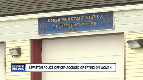 Lewiston police officer accused of spying on woman