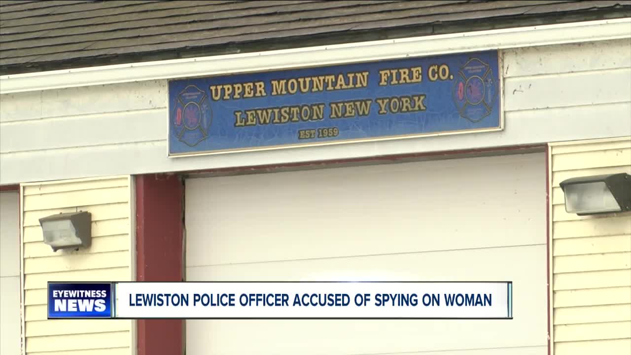 Lewiston police officer accused of spying on woman